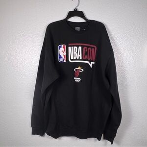 Miami Heat NBA Con Black Sweater Size 2XL